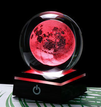 Creative Luminous Galaxy Crystal Ball Desktop Decoration