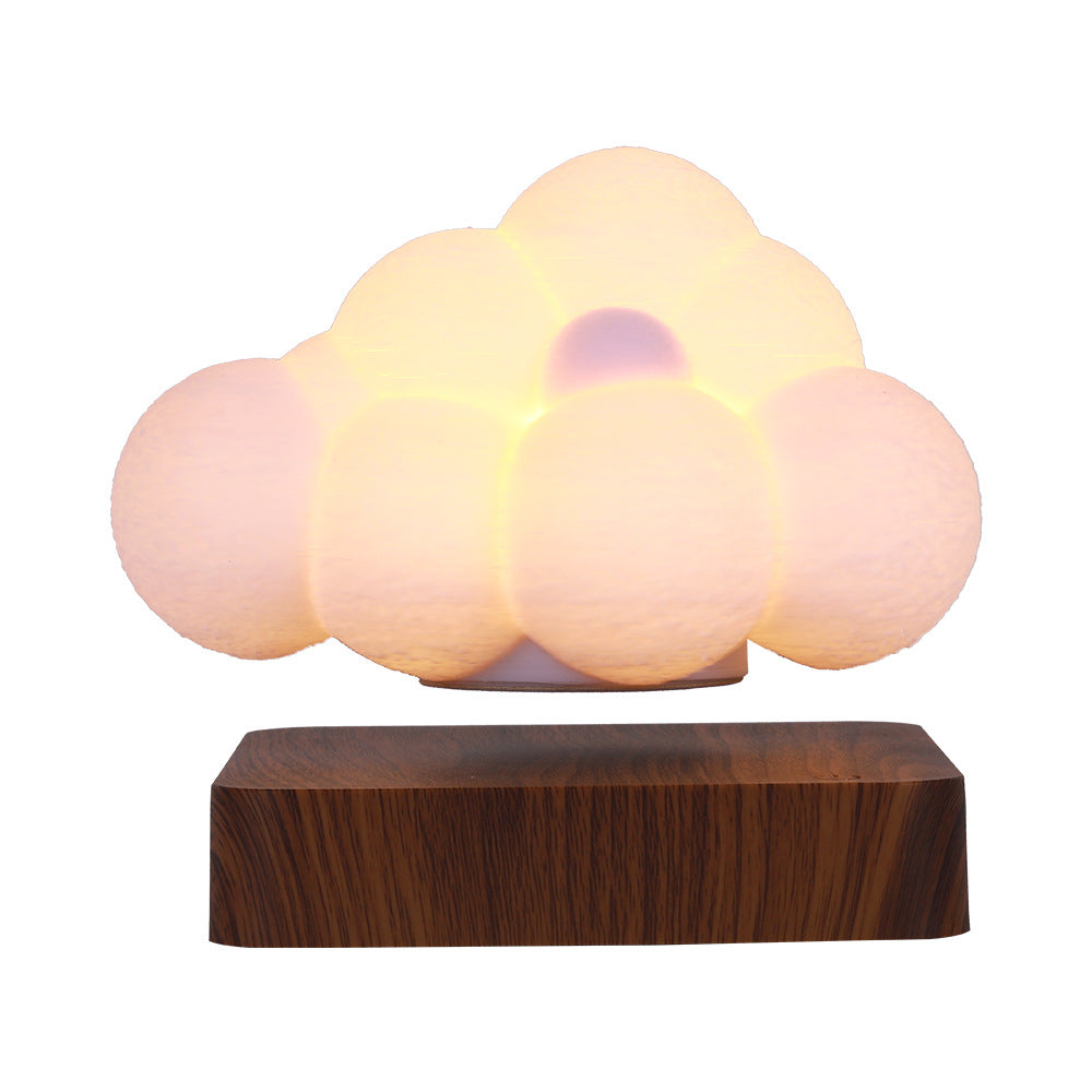 Novedad, luz nocturna, lámpara de nube de levitación magnética, bombilla flotante creativa con impresión 3D, decoración de escritorio, regalo de cumpleaños