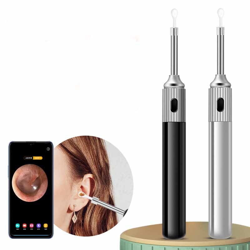 Otoscope WiFi, nettoyeur d'oreille, Endoscope de nettoyage, caméra d'inspection d'oreille sans fil, Gyroscope, outil d'élimination du cérumen