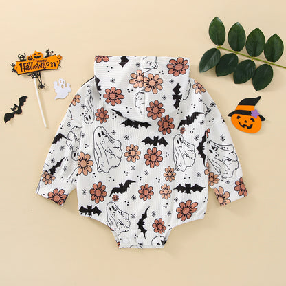 Halloween Autumn Newborn Infant Baby Boys Girls Rompers 0-24