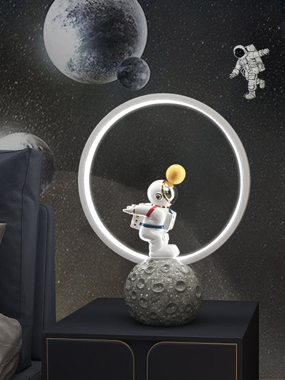 Lampe de Table d'astronaute, veilleuse de chambre à coucher, lampe de chevet d'astronaute