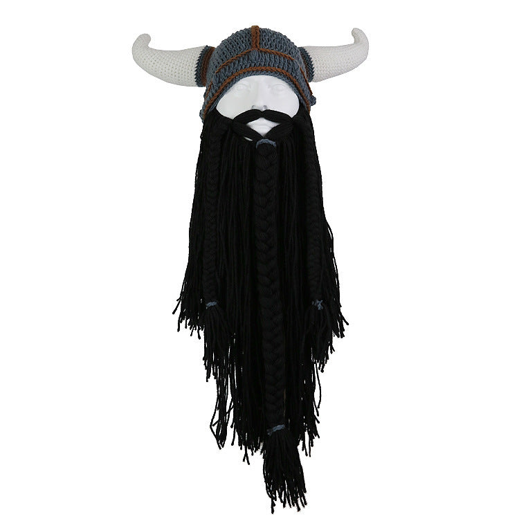 Fête personnalisée longue barbe pointue chapeau drôle drôle de laine Halloween