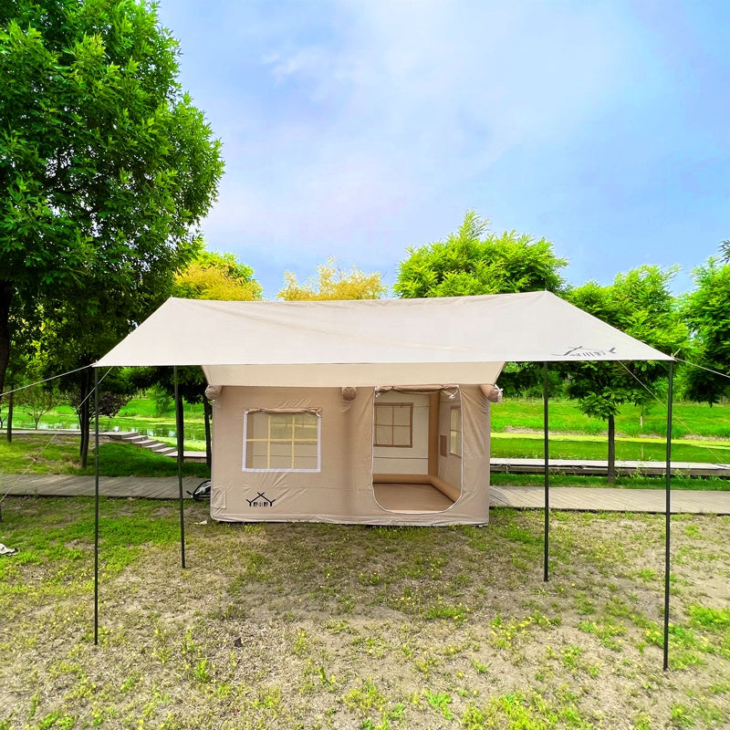 Las tiendas de campaña inflables plegables al aire libre se pueden construir libremente en la naturaleza