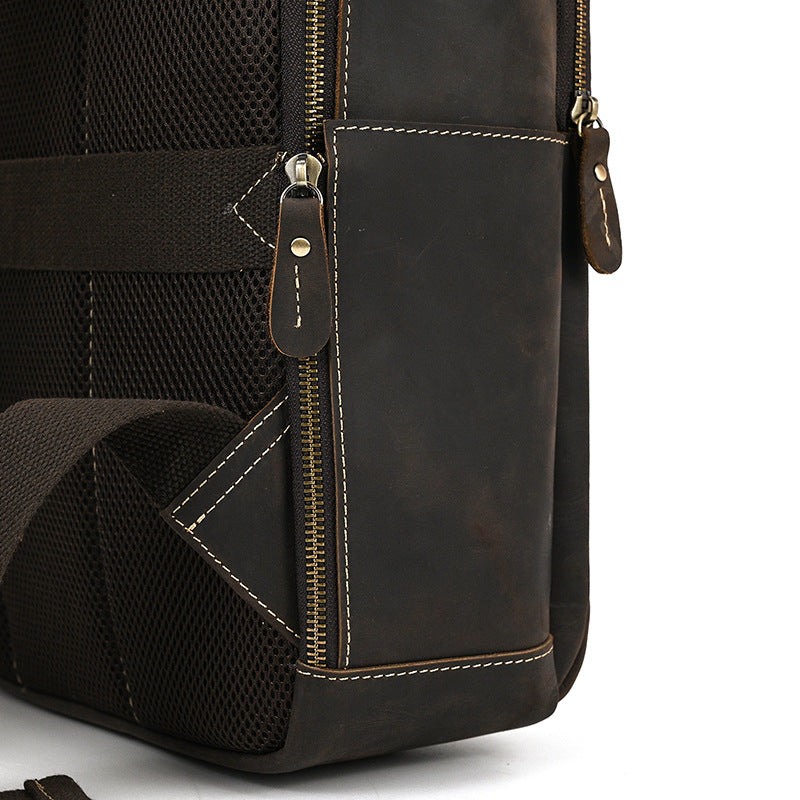 Fashion Large Capacity Leather Backpack