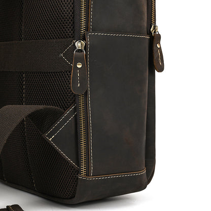 Fashion Large Capacity Leather Backpack