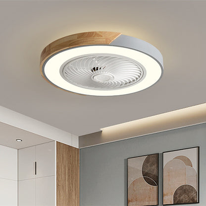 Rotating Air Guide Electric Hanging Fan Lamp