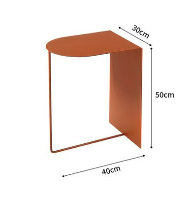 Table de chevet créative de luxe avec lumière latérale de canapé