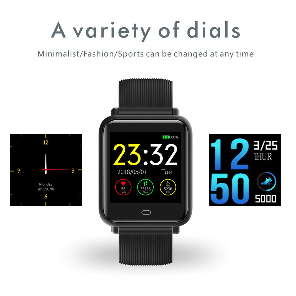 Q9 Smart Watch IP67 Heart Rate Bluetooth Fitness Smartwat