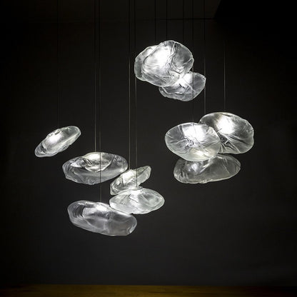 Postmodern Light Luxury Glass Decorative Chandelier