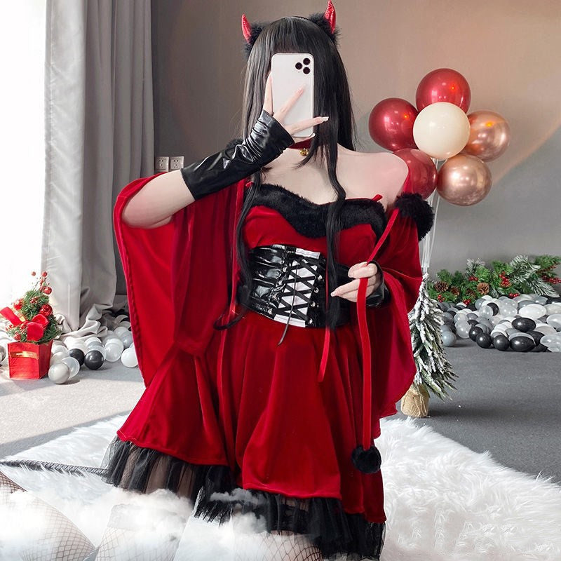 Costume de sorcière à thème d'Halloween