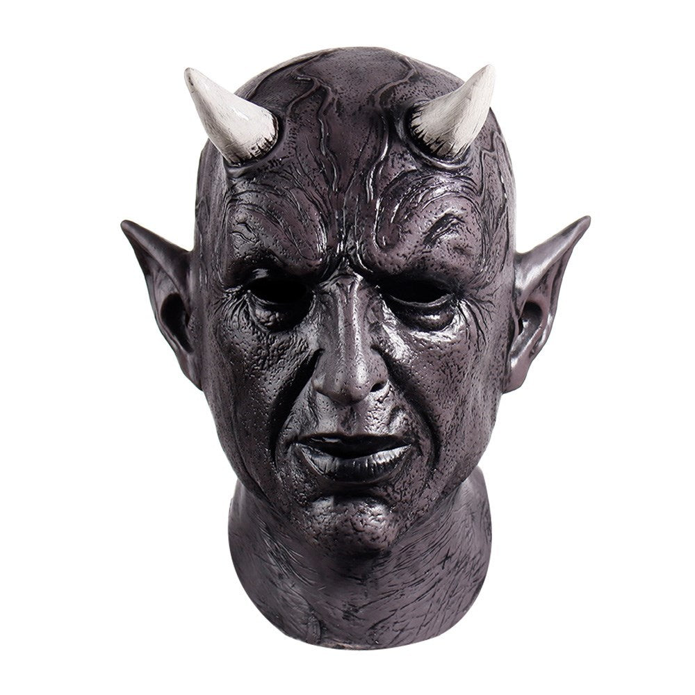 Halloween New Horn Demon Mask Latex Headgear