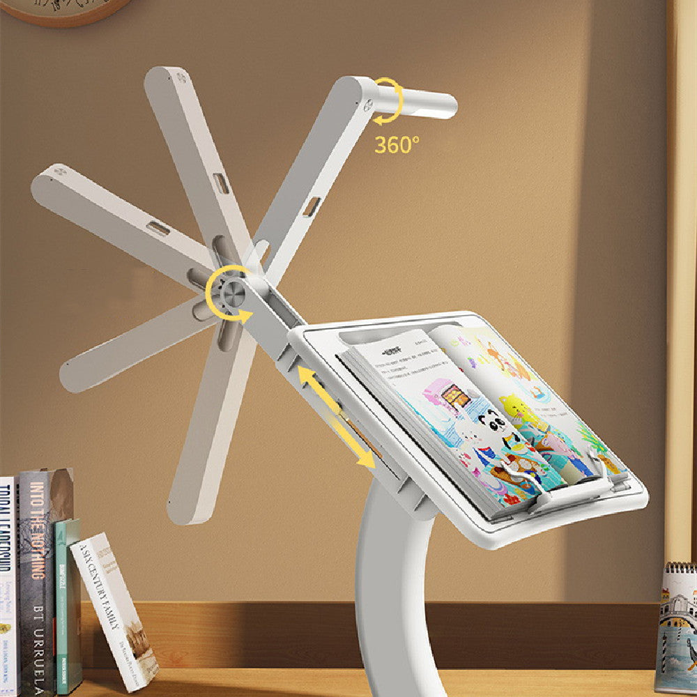 Multi Angle Adjustable Laptop Stand With Desk Lamp