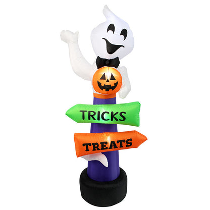 Halloween Inflation Model Road Sign