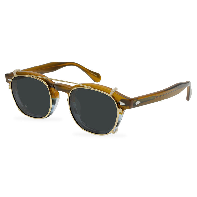 Classic American Vintage Clip Sunglasses