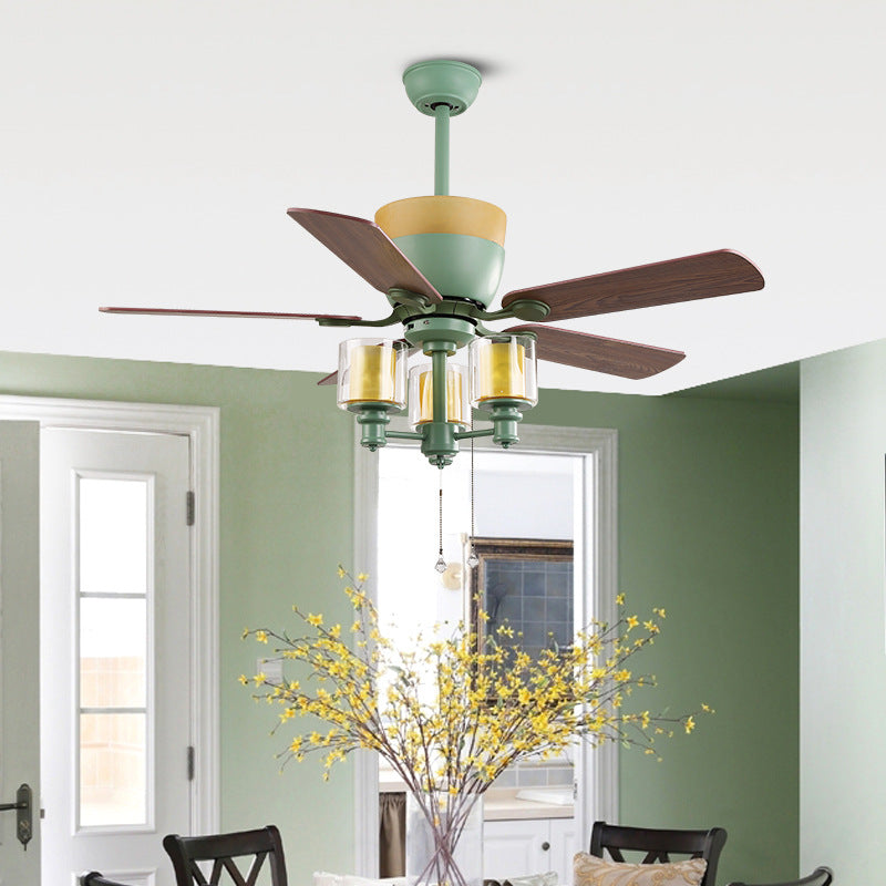 American Style Home Dining Room Fan Lamp