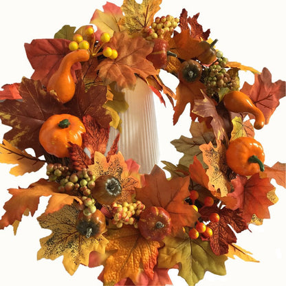 Harvest Wreath Halloween Simulation Berries