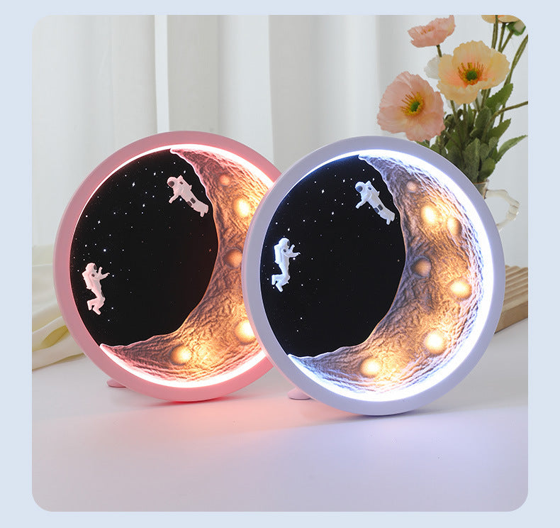 Moon Astronaut Wireless Bluetooth Speaker Home Decoration