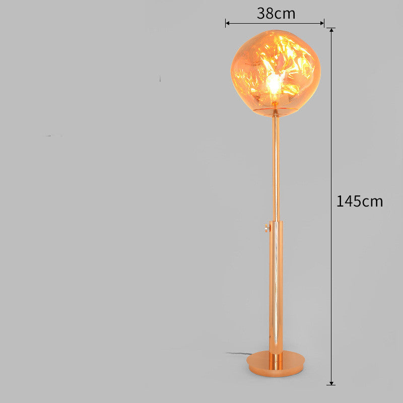 Lámpara de pie de lujo moderna y minimalista para sala de estar