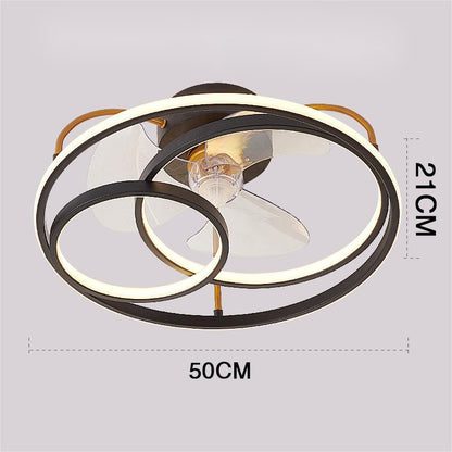 Ceiling Fan Lamp Nordic Creative Modern Invisible Chandelier