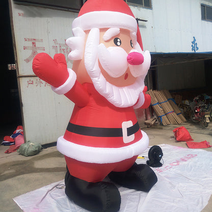 Modelo inflable de árbol de Navidad para realizar actividades