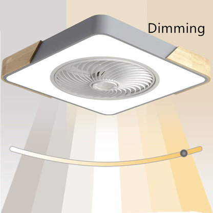 Ventilateur de plafond moderne avec lumière et lampe de décoration intérieure