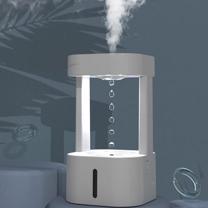 Humidificateur de bureau 2 en 1, nuage de pluie, aromathérapie, huile essentielle, diffuseur Zen et nuage de pluie, veilleuse, lampe champignon