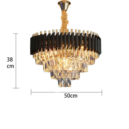 Lustre en cristal de salon simple