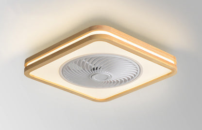 Lampe à ventilateur suspendue électrique à guide d'air rotatif