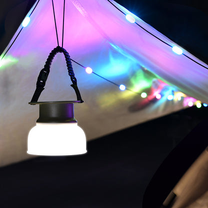 Luces que acampan de energía solar que acampan RGB multifuncional colorido