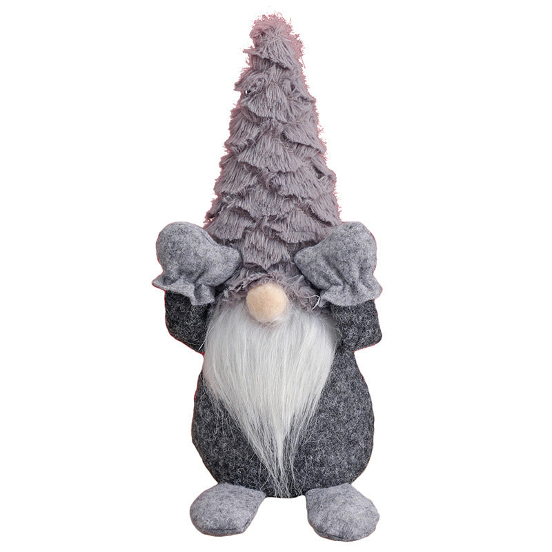 Christmas Decorations Faceless Old Man Doll Figurines