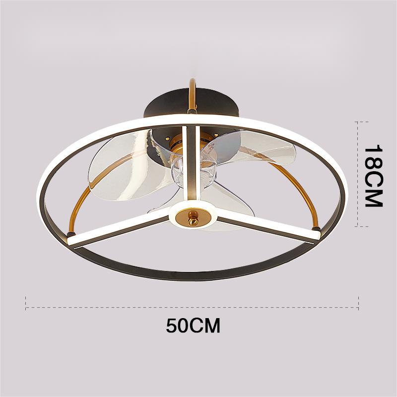 Ceiling Fan Lamp Nordic Creative Modern Invisible Chandelier