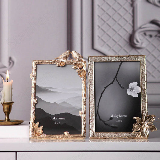 Modern Light Luxury Alloy Home Textile Home Decoration Art Photo Frame