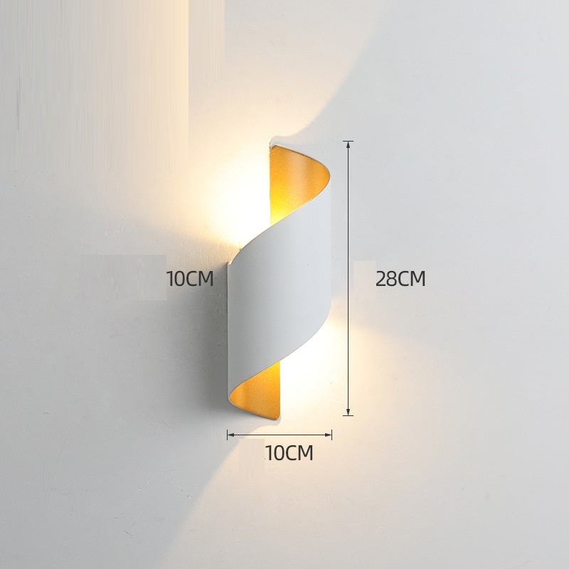 Le balcon imperméable a mené la lampe de mur d'induction simple superbe lumineuse d'escaliers de couloir