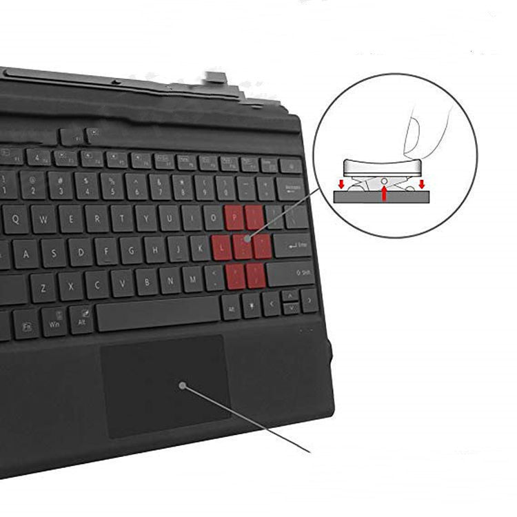 Clavier rétroéclairé Bluetooth sans fil Microsoft Surface Pro3-7 Go2