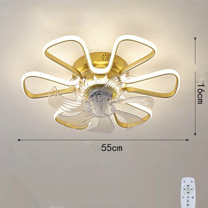 Intelligent Tmall Genie Voice Control Ceiling Fan Light