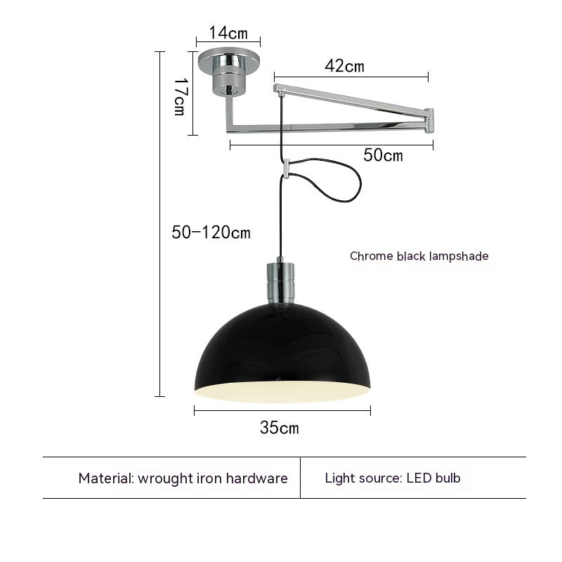 Candelabro moderno minimalista dormitorio estudio personalidad creativa cambiante