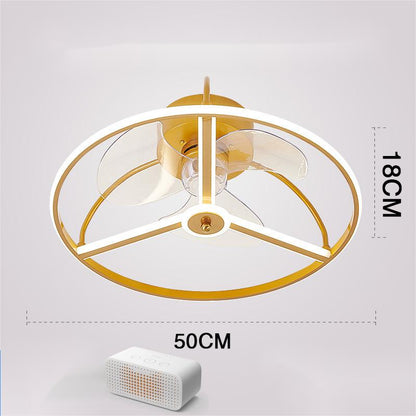 Lámpara de ventilador de techo Lámpara invisible moderna creativa nórdica