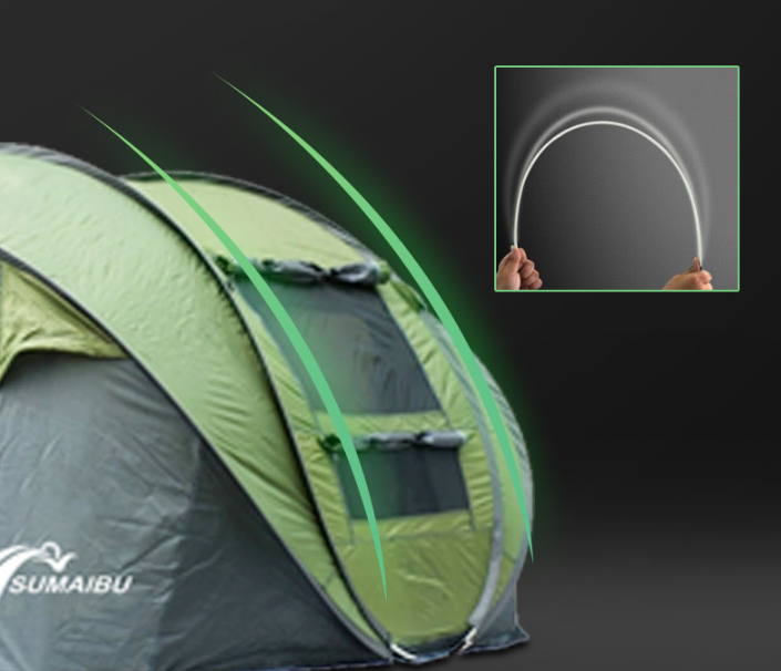 Outdoor Automatic Tent Quickly Opens And Throws Tent Outdoor Supplies For 3-4 People Camping