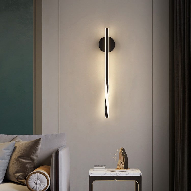 Long Strip Bedroom Wall Lamp Modern Simple Living Room Background Wall Bedside Lamp