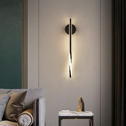 Long Strip Bedroom Wall Lamp Modern Simple Living Room Background Wall Bedside Lamp