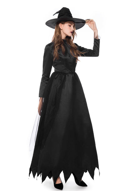 Halloween Fashion Black Witch Costume Suit