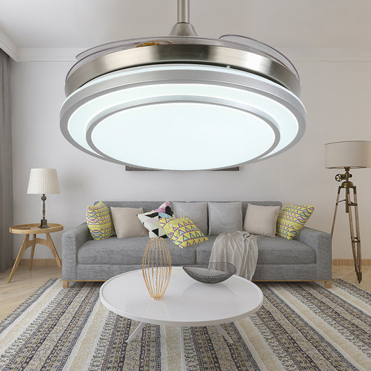 Home Full Spectrum Eye Protection LED Fan Chandelier