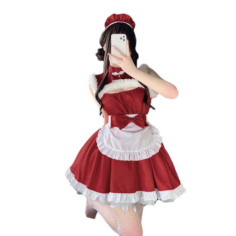 Costume de Noël pour jeu de rôle d'Halloween à la mode pour femmes