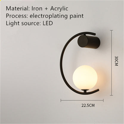 Modern Minimalist Light Luxury Creative Design Wall Lamp