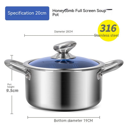 Stainless Steel Soup Pot Non-stick