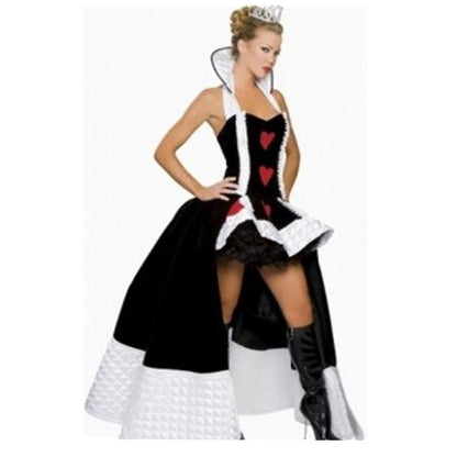 Robe d'uniforme de jeu Tenue de princesse et de reine Vêtements de fête de cosplay d'Halloween