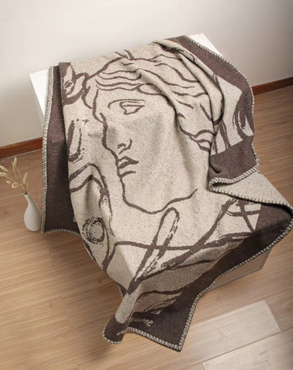 Office Nap Air Conditioning Wool Loop Blanket