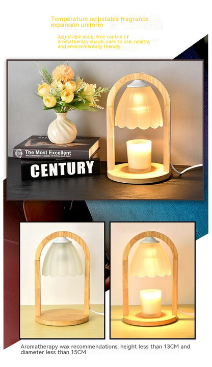 Fragrance Lamp New Chinese Melting Candle Lamp Bedroom Adjustable Light Melting Wax Lamp