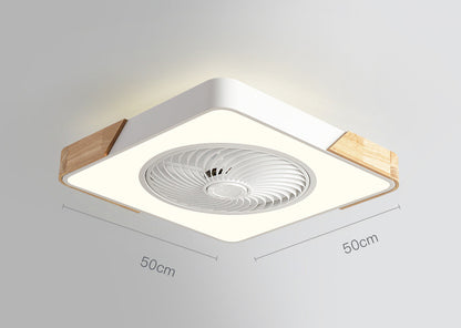 Lampe à ventilateur suspendue électrique à guide d'air rotatif