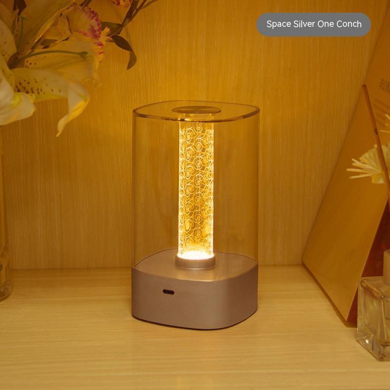 Nouveau LED Tactile Lumière D'ambiance USB Charge Protection Des Yeux Chevet Chambre Lampe Bar Restaurant Jardin Décoration Veilleuse Décor À La Maison